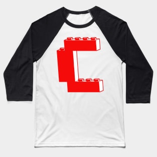 THE LETTER C, Customize My Minifig Baseball T-Shirt